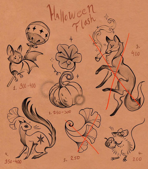 Halloween Flash • $200-400