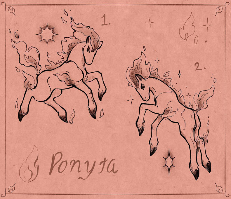 Repeatable Ponyta 4-5&quot; • $450 - 675 depending on size