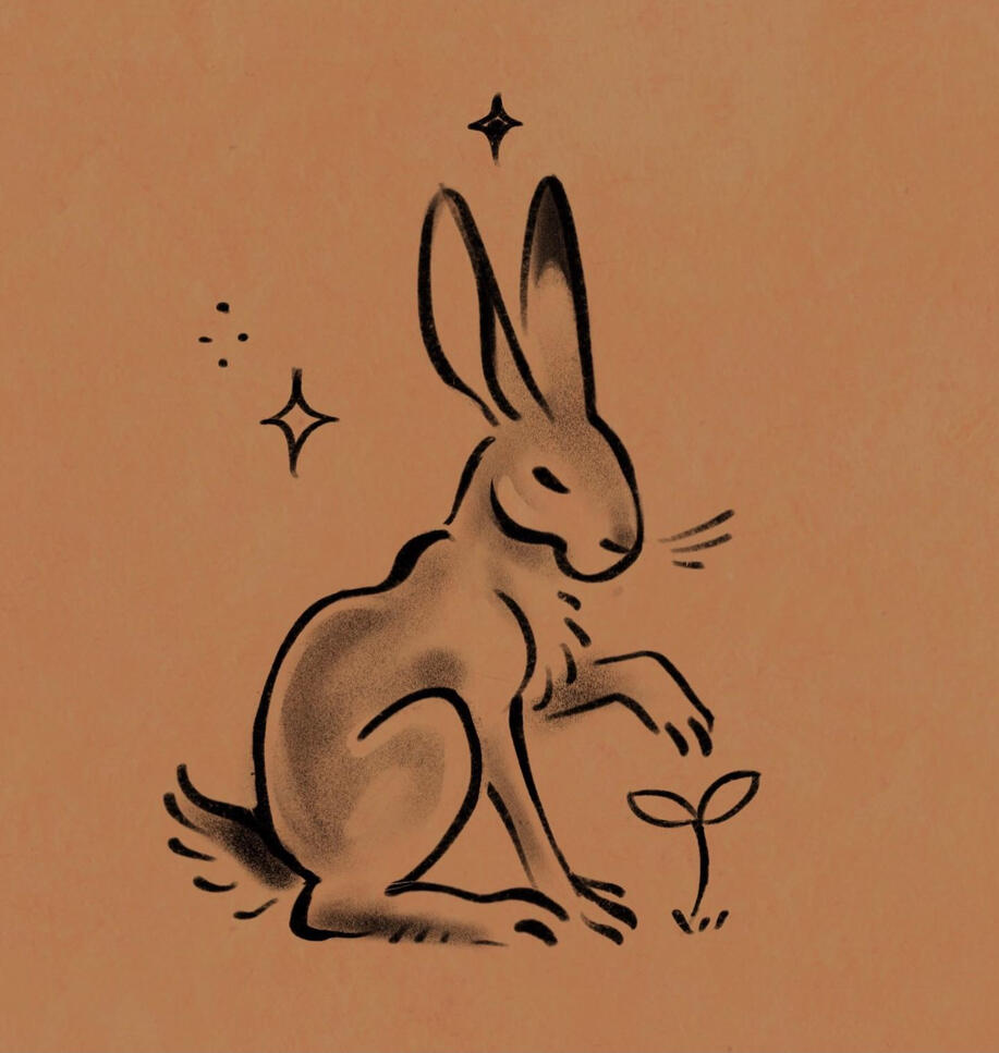 [Spring Rabbit + Sprout]( https://www.instagram.com/arlo.ink/p/DIW2lqyyspB/?img_index=6) • $350-450