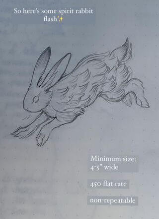 Spirit Rabbit Flash • 4-5" • $450